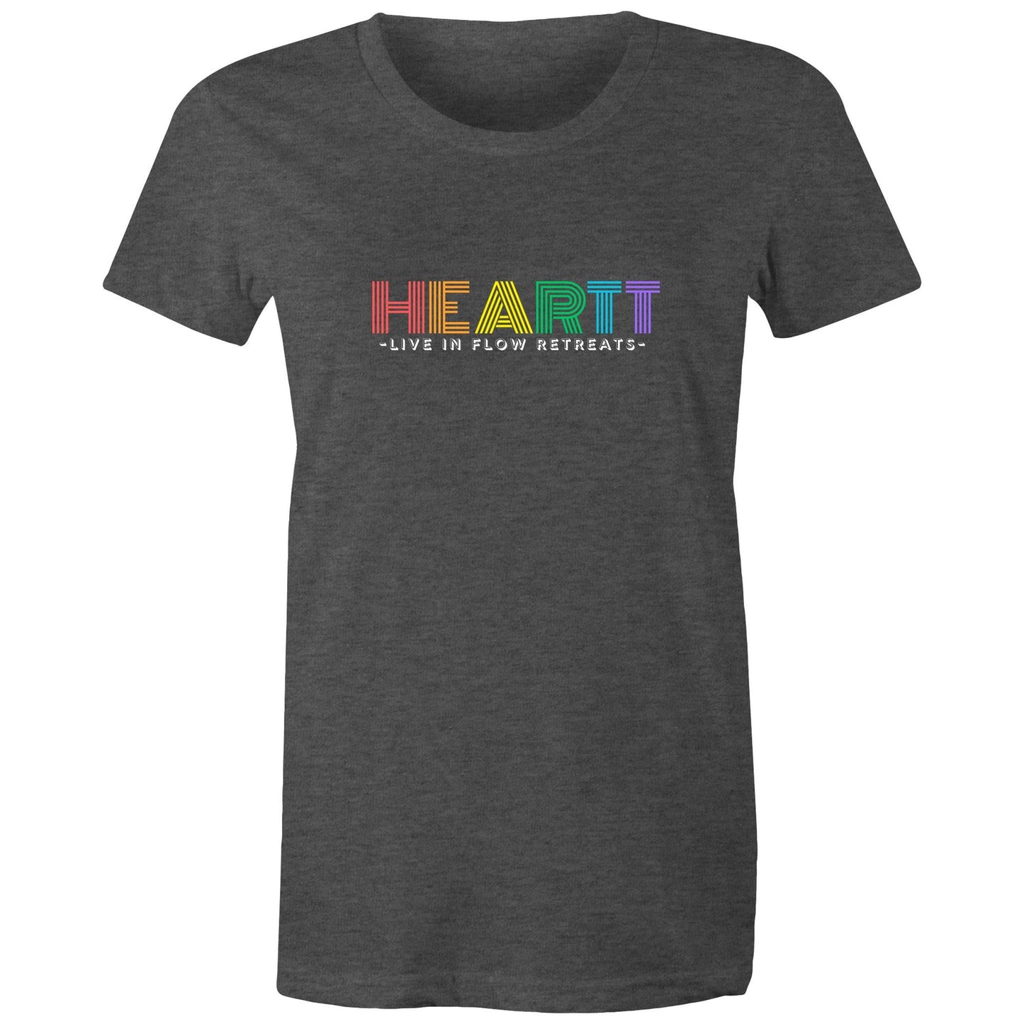 Women's 'Heart: Chakra Colours' Maple Tee