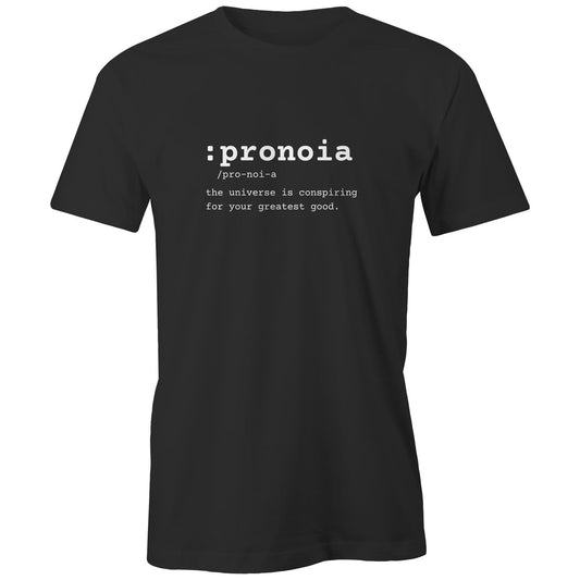 Mens 'Pronoia' Organic Tee