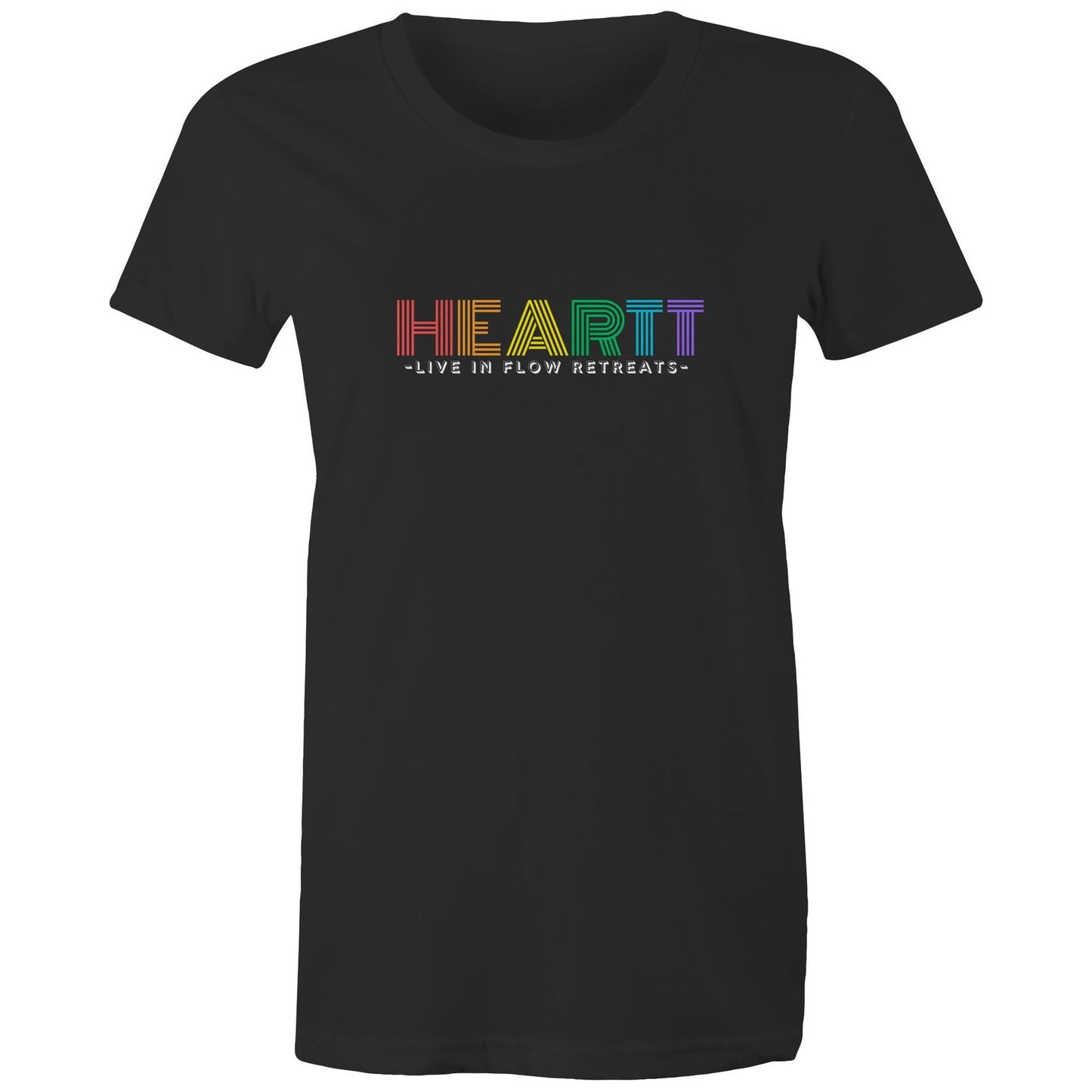 Women's 'Heart: Chakra Colours' Maple Tee