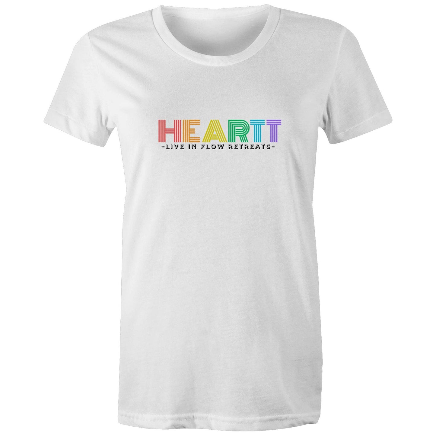 Women's 'Heart: Chakra Colours' Maple Tee