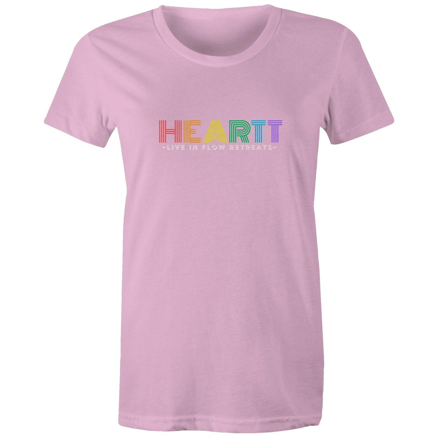 Women's 'Heart: Chakra Colours' Maple Tee