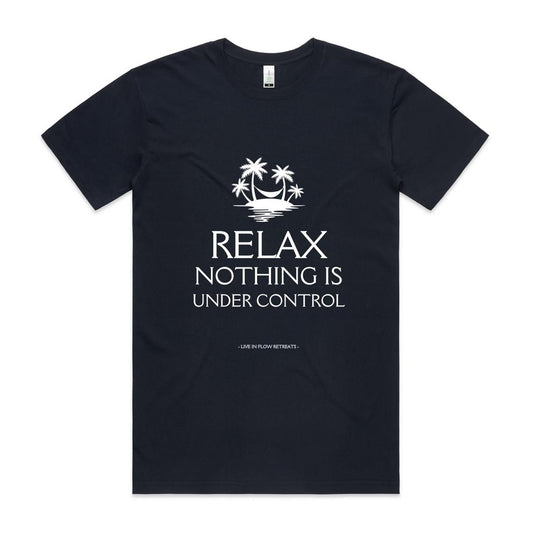 Mens Organic 'Relax' Stencil Tee