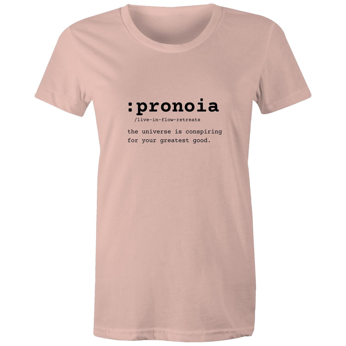 Women's 'Pronoia' Maple Tee