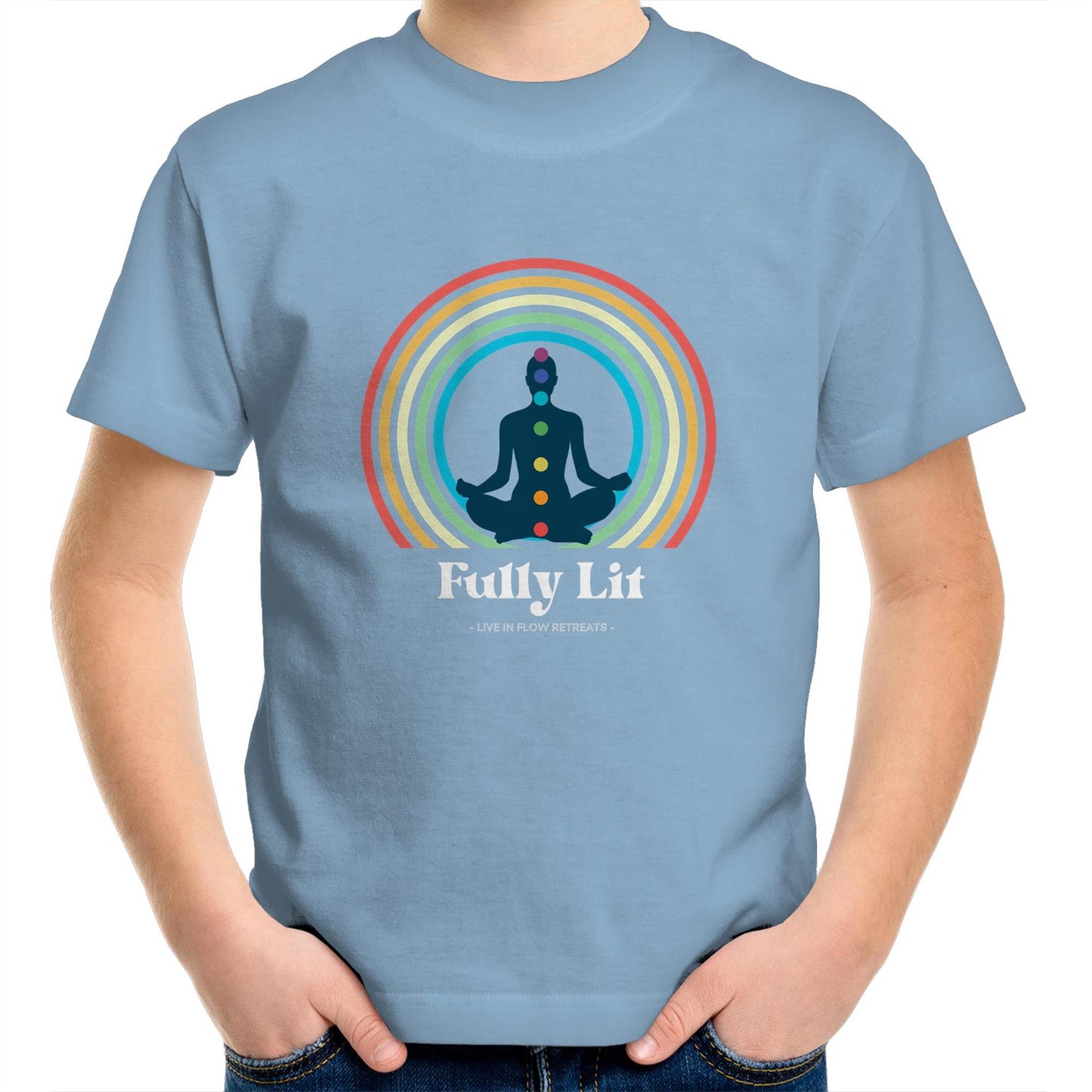 Kids Youth Unisex 'Fully Lit' Tee