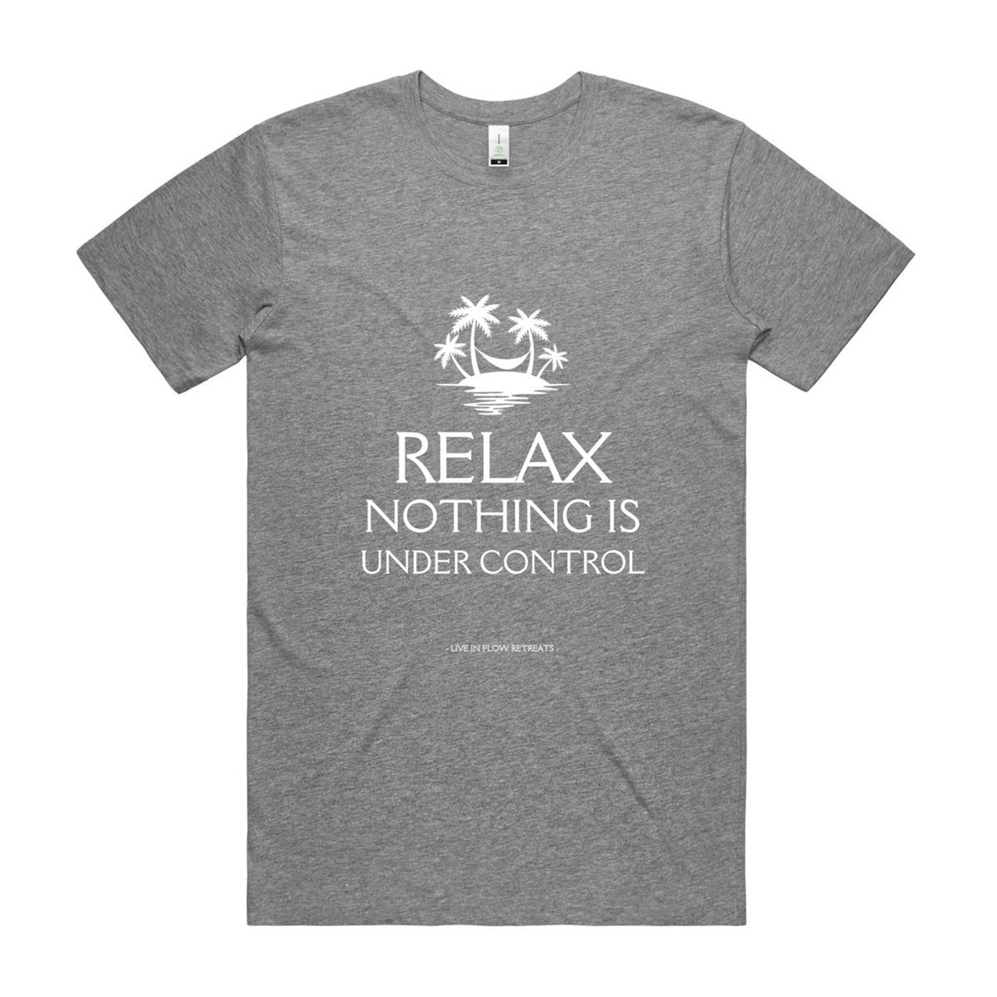 Mens Organic 'Relax' Stencil Tee