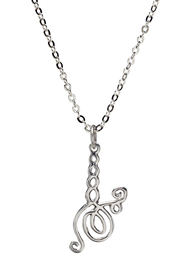 Electro Stress Pendant - Sterling Silver