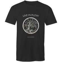 Load image into Gallery viewer, Mens &#39;Live In Flow&#39; Stencil Tee
