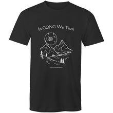 Load image into Gallery viewer, Mens &#39;In GONG We Trust&#39; Stencil Tee
