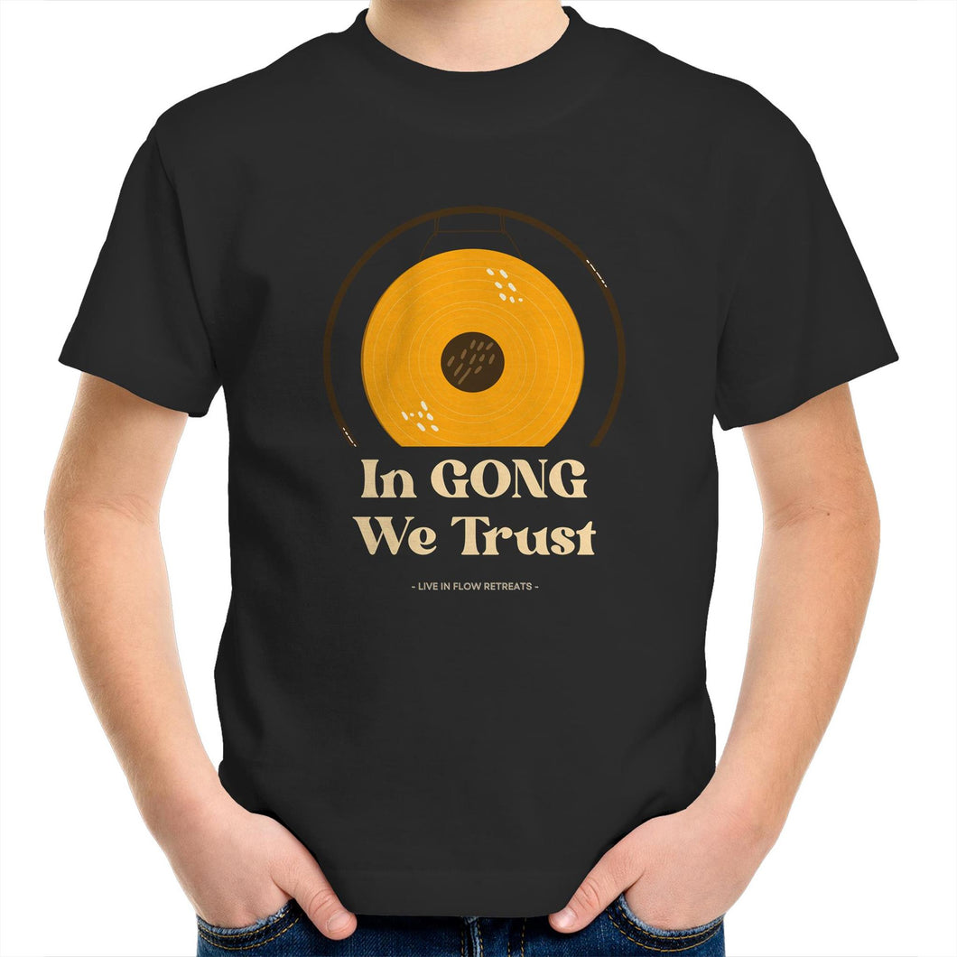 Kids Youth Unisex 'In Gong We Trust' Tee