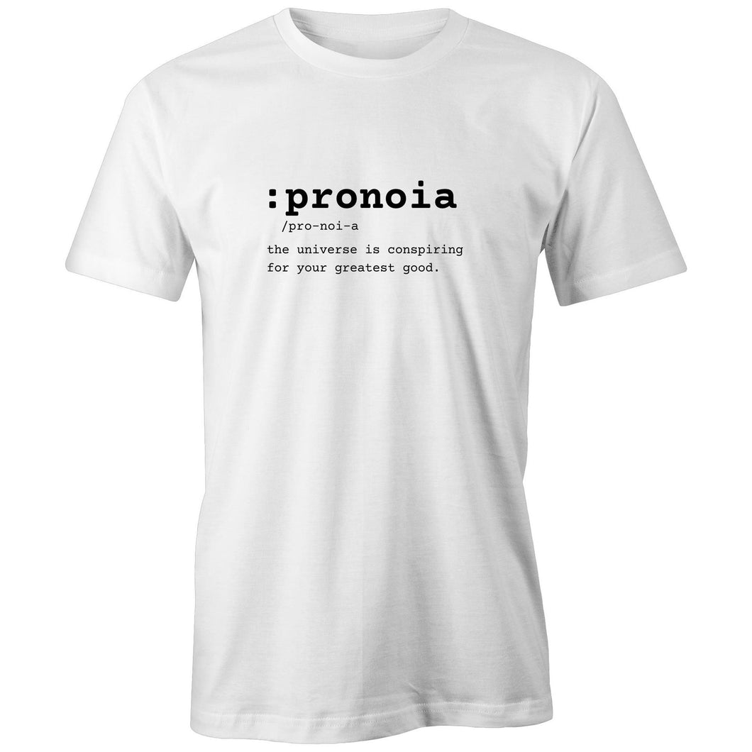 Mens 'Pronoia' Organic Tee