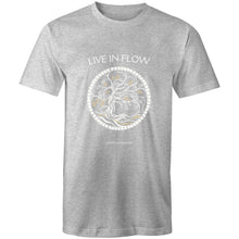 Load image into Gallery viewer, Mens &#39;Live In Flow&#39; Stencil Tee
