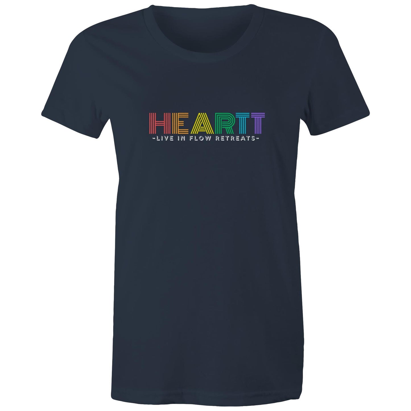 Women's 'Heart: Chakra Colours' Maple Tee
