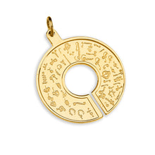 Load image into Gallery viewer, BioSignatures Pendant 2.5 micron Gold Plated
