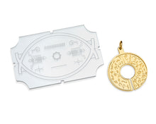 Load image into Gallery viewer, BioSignatures Pendant 2.5 micron Gold Plated
