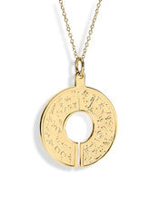 Load image into Gallery viewer, BioSignatures Pendant 2.5 micron Gold Plated
