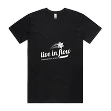 Load image into Gallery viewer, Mens Organic &#39;baseball&#39; style Live In Flow Tee
