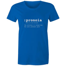 Load image into Gallery viewer, Women&#39;s &#39;Pronoia&#39; Maple Tee
