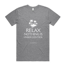 Load image into Gallery viewer, Mens Organic &#39;Relax&#39; Stencil Tee
